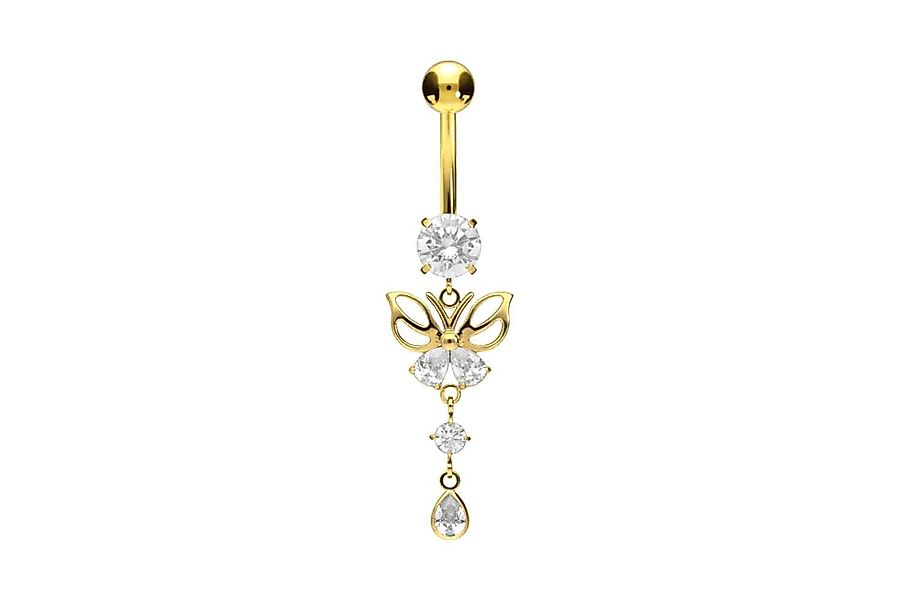 PIERCINGLINE Bauchnabelpiercing Titan Bananabell mit Innengewinde günstig online kaufen