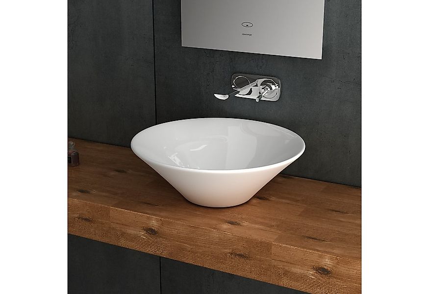 Alpenberger Aufsatzwaschbecken Waschschale Rund - Mini Waschbecken (1-tlg., günstig online kaufen