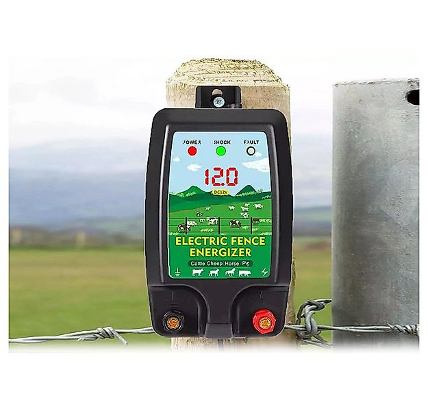PRIISF Zaun Weidezaungerät Elektrozaungerät Weidegerät Elektro Weide 230V 5 günstig online kaufen