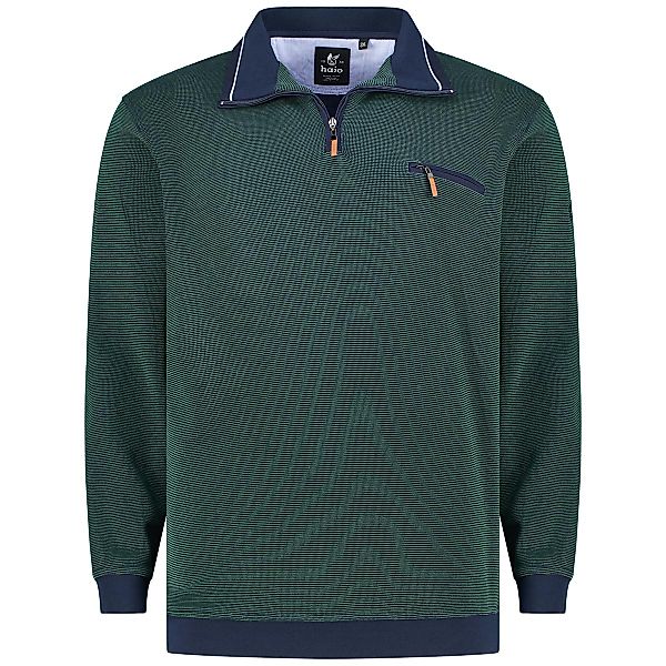 Hajo Sweatshirt "Stay Fresh", bügelfrei Farbe grün Größe: 4XL günstig online kaufen