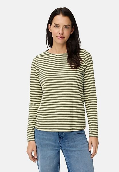 camel active Langarmshirt aus reiner Baumwolle Langarm Rundhals günstig online kaufen