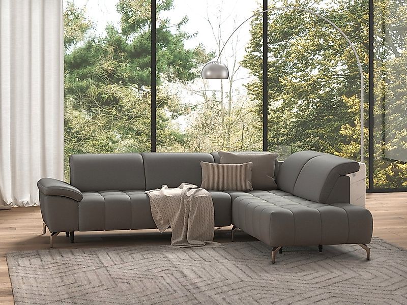 sit&more Ecksofa »Cool L-Form«, wahlweise mit Kopfteilverstellung und Vorzi günstig online kaufen