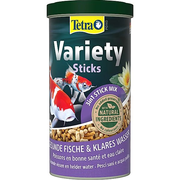 Tetra Pond Fischfutter Variety Sticks 1, günstig online kaufen