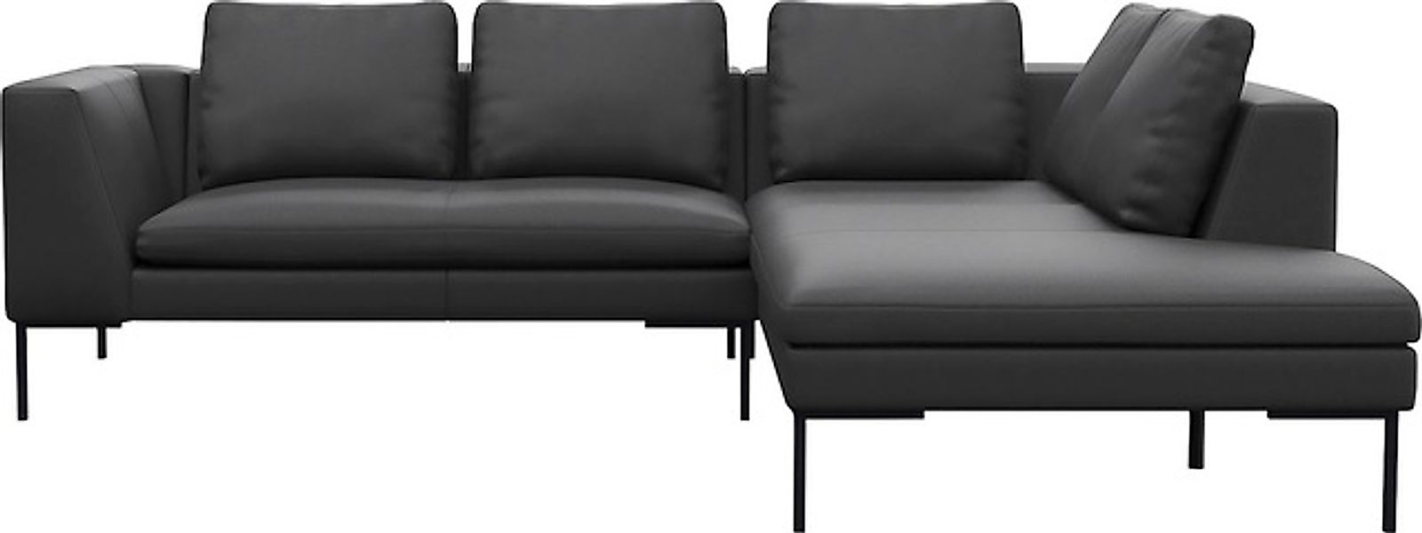 FLEXLUX Ecksofa »Loano, superbequemer Sitzkomfort durch Kaltschaum im Sitz, günstig online kaufen