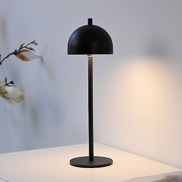 SCHÖNER WOHNEN LED-Akku-Tischlampe Bellies, schwarz, IP54 günstig online kaufen