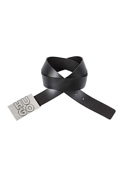 HUGO Ledergürtel Gunter_Sz35 Mit Markenlabel von günstig online kaufen