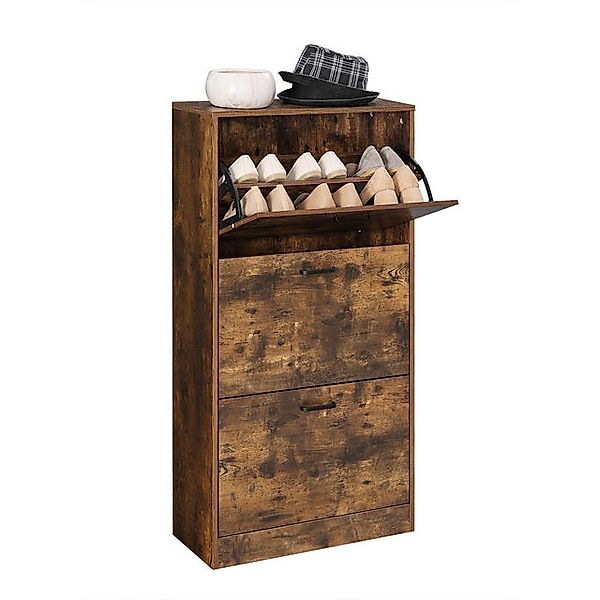 VASAGLE Schuhschrank Schuhregal perfekt für schmale günstig online kaufen