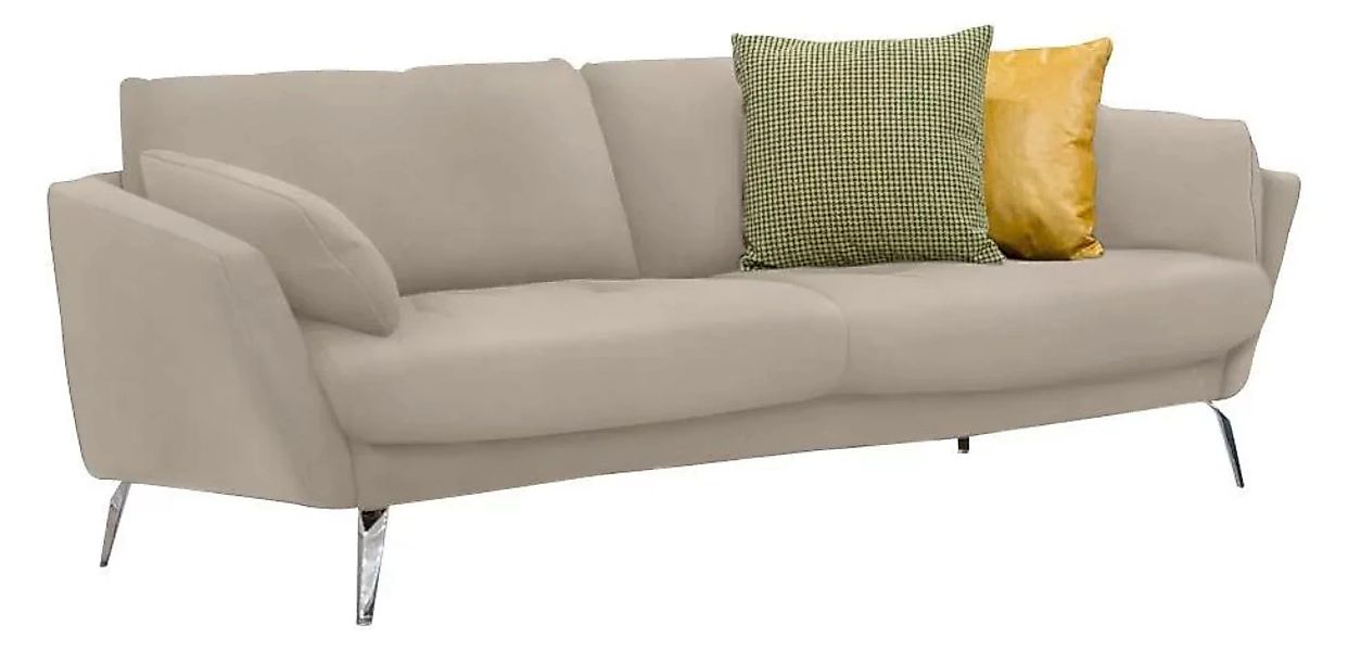 W.SCHILLIG 2,5-Sitzer softy, mit dekorativer Heftung im Sitz, Füße Chrom gl günstig online kaufen
