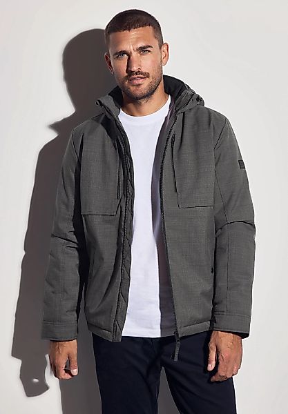 STREET ONE MEN Funktionsjacke, mit Kapuze, mit abnehmbarer Kapuze günstig online kaufen