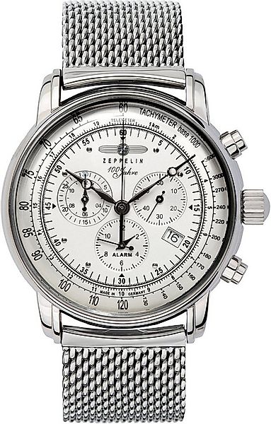 ZEPPELIN Chronograph 100 Jahre 7680M-1, Armbanduhr, Quarzuhr, Herrenuhr, Da günstig online kaufen