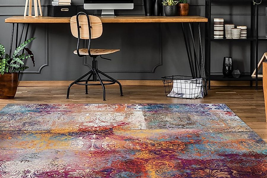 calo-deluxe Teppich "Castor 500" rechteckig 6 mm Höhe Kurzflor, Wohnzimmer günstig online kaufen