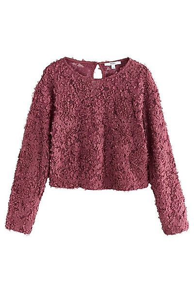 Next Langarmbluse Langarmoberteil mit 3D-Blumenmotiv (1-tlg) günstig online kaufen