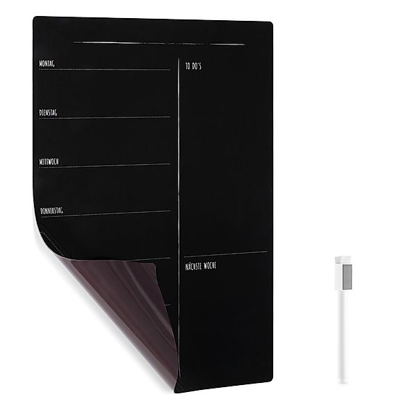 Navaris Magnettafel Magnettafel Wochenplaner - Abwischbarer günstig online kaufen