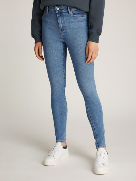 Tommy Hilfiger Skinny-fit-Jeans "Harlem Skinny High Waist" mit Logo-Badge, günstig online kaufen