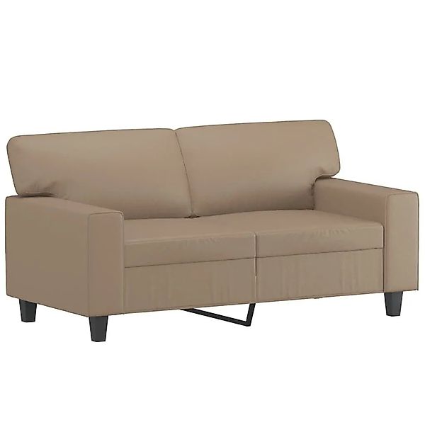 vidaXL 2-Sitzer-Sofa Cappuccino-Braun 120 cm Kunstleder 359416 günstig online kaufen