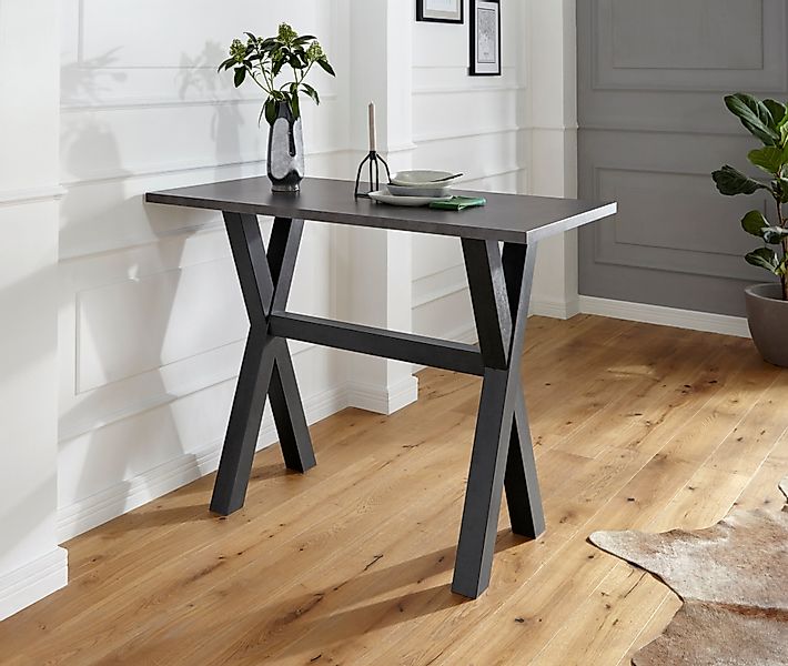 Mäusbacher Bartisch Gestell in X-Form (Breite 120, 140 oder 160 cm) günstig online kaufen