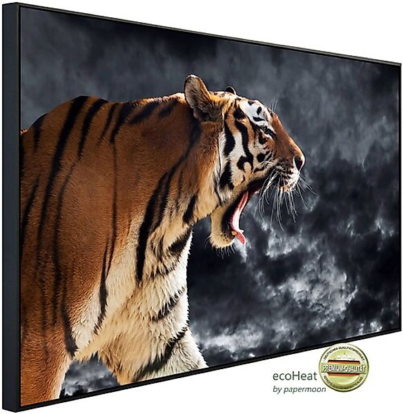 Papermoon Infrarotheizung »Brüllender wilder Tiger«, sehr angenehme Strahlu günstig online kaufen