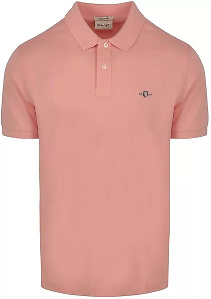 Gant Shield Piqué Poloshirt Rosa - Größe XL günstig online kaufen