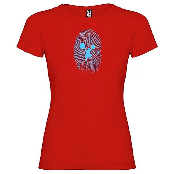 Kruskis Fitness Fingerprint Kurzärmeliges T-shirt XL Red günstig online kaufen