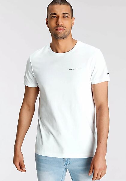 Bruno Banani T-Shirt, schmal geschnitten, mit Print, Rundhalsausschnitt, au günstig online kaufen