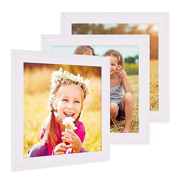 PHOTOLINI Bilderrahmen 3er Set im Landhaus-Stil günstig online kaufen