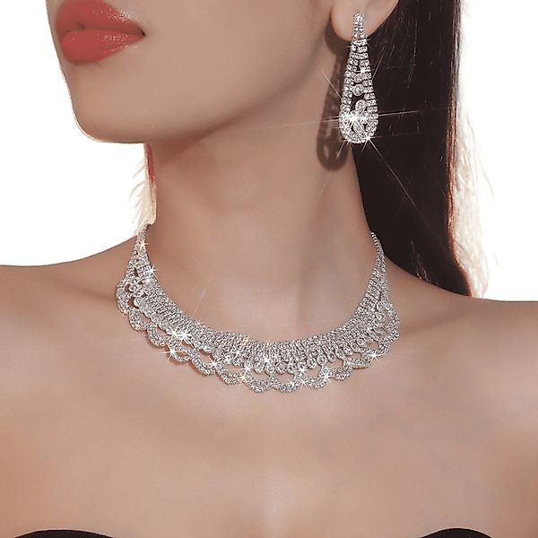 YRIIOMO Lange Kette Elegantes Schmuckset mit günstig online kaufen
