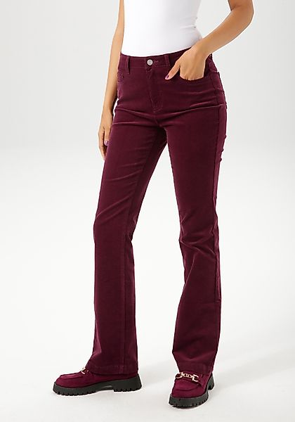 Aniston CASUAL Cordhose in trendiger Bootcut-Form günstig online kaufen