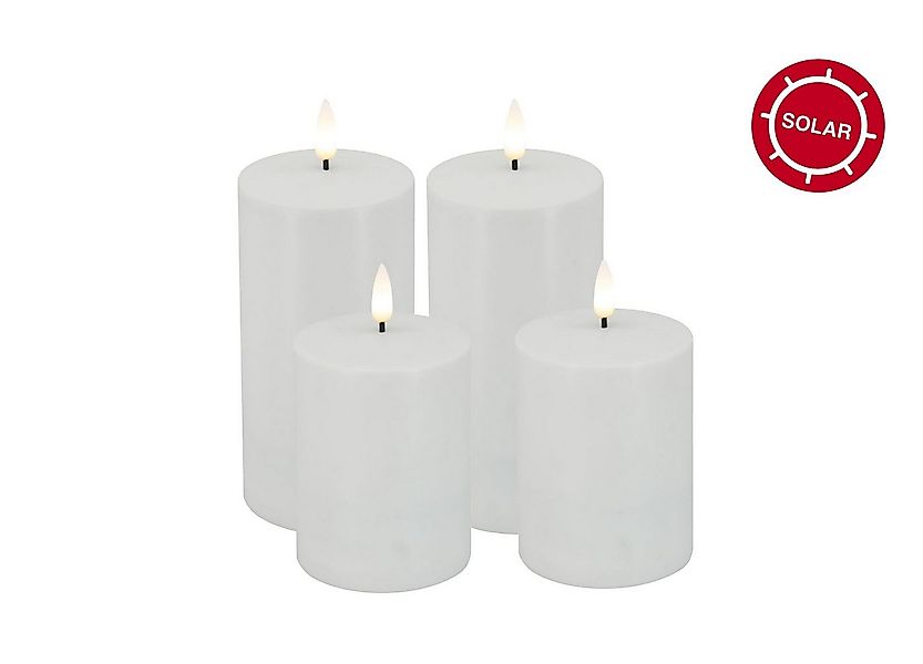LC Home LED-Kerze Candela Lights Outdoor Solar LED Kerzen 4er Set (1-tlg) günstig online kaufen
