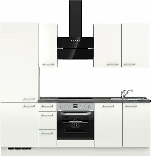 nobilia® Küchenzeile »"Laser II"«, vormontiert, Ausrichtung wählbar, Breite günstig online kaufen
