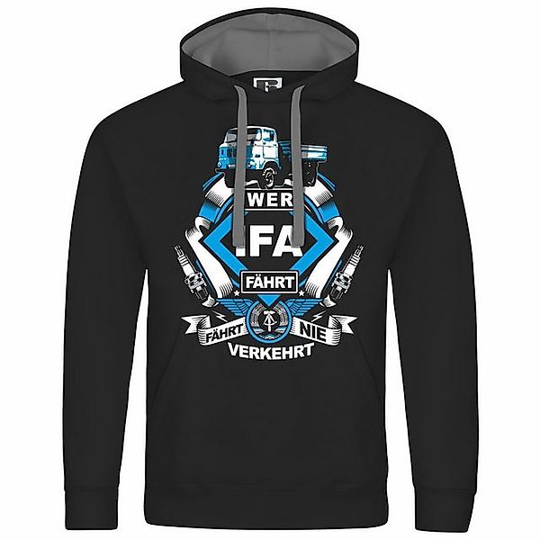 deinshirt Kapuzenpullover Herren Kapuzenpullover Wer IFA fährt fährt nie ve günstig online kaufen