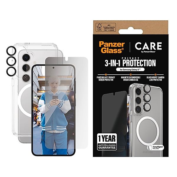 CARE by PanzerGlass Displayschutzglas »3-in-1 Privacy Protection Set« für S günstig online kaufen