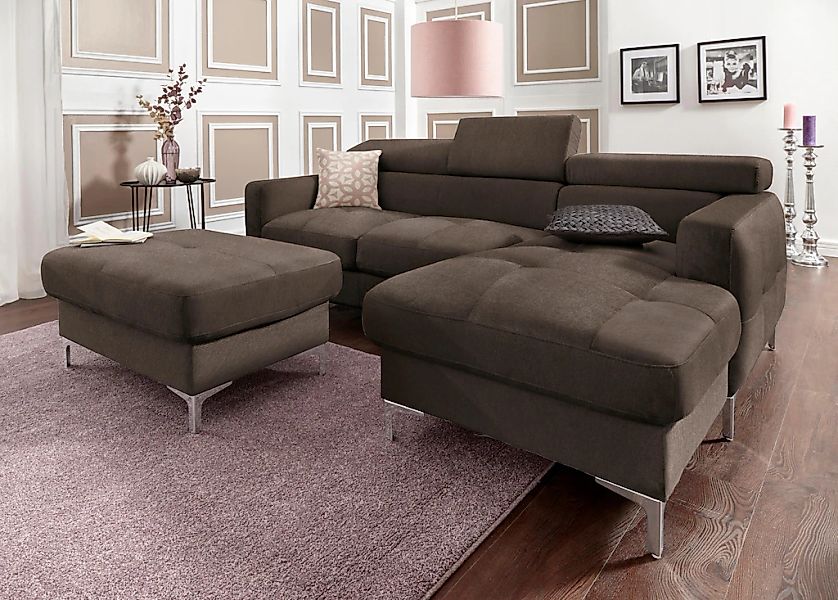 COTTA Polstergarnitur "Sammy L-Form", (Set), Set bestehend aus: Ecksofa mit günstig online kaufen