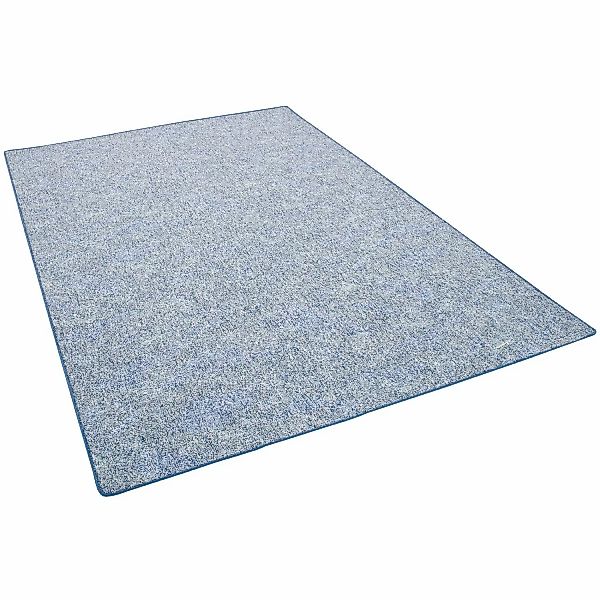 Snapstyle Schlingenteppich Memory Meliert Blau 80x200cm günstig online kaufen