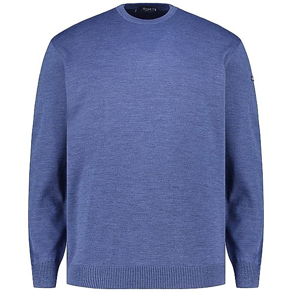 MAERZ MUENCHEN Pullover aus Merinowolle Farbe mittelblau Größe: 66 günstig online kaufen