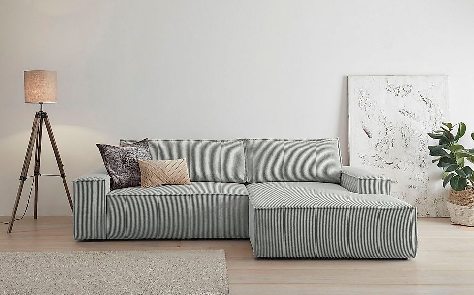 Home affaire Ecksofa SHERWOOD Schlafsofa 267 cm, L-Form, Schlaffunktion mit günstig online kaufen