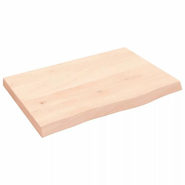 vidaXL Waschtischplatte 60x40x4 cm Massivholz Unbehandelt günstig online kaufen