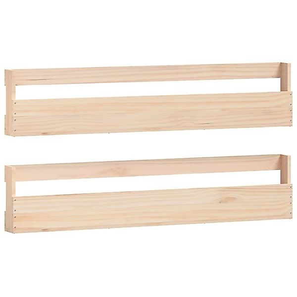 furnicato Schuhregal Wand-Schuhregale 2 Stk. 110x9x23 günstig online kaufen