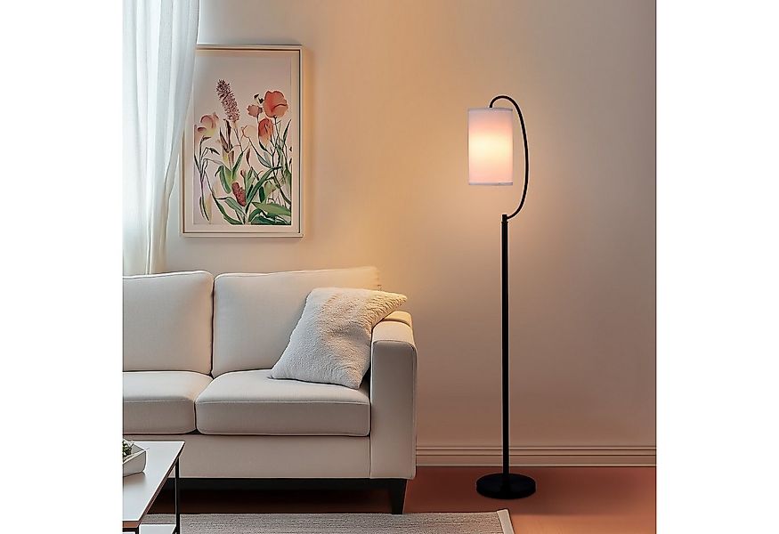 STANBOW Stehlampe Stehleuchten LED E27,Bogenlampe, Lampenschirm Stehlampen, günstig online kaufen