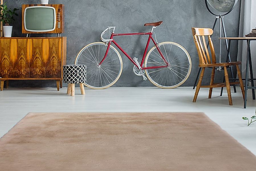 Arte Espina Fellteppich »Rabbit 100«, rechteckig, 45 mm Höhe, Kunstfell, Ka günstig online kaufen