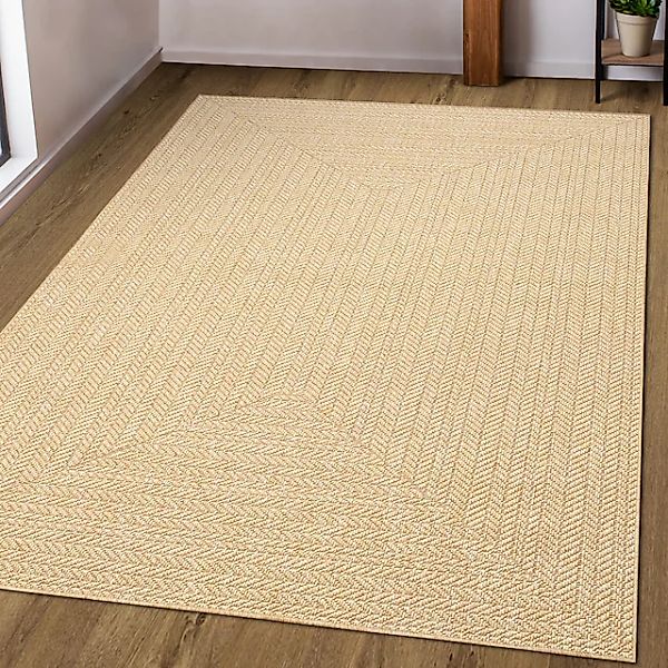OTTO home Teppich »Aliv, Fischgräten-Design auch für Balkon und Terrasse«, günstig online kaufen