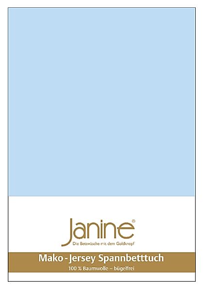 Janine Spannbettlaken "MAKO-FEINJERSEY 5007" aus 100% Baumwolle, für Matrat günstig online kaufen
