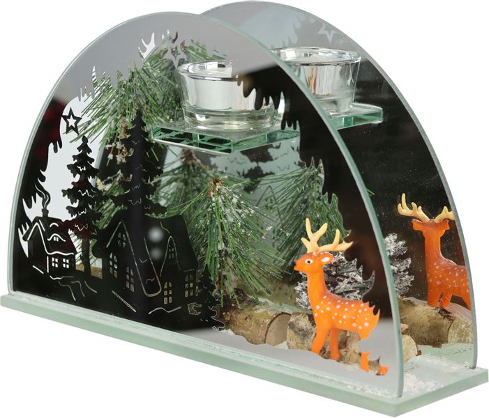 I.GE.A. Teelichthalter Weihnachtsdeko, Kerzenhalter, Deko-Objekt (1 günstig online kaufen