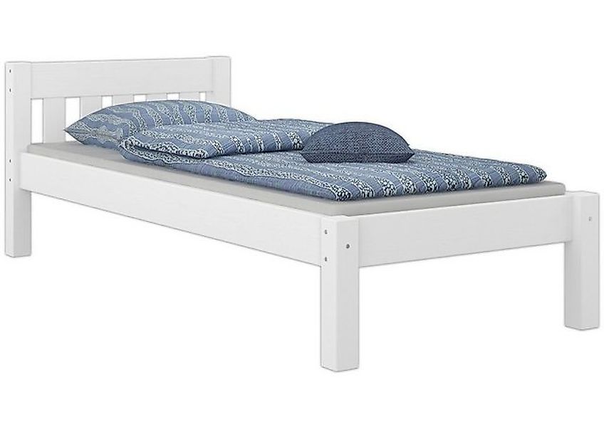 ERST-HOLZ Bett Weißes Holzbett Kiefer Massiv günstig online kaufen