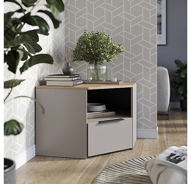 Vicco Lowboard Wido, Greige/Sonoma, 68 x 50 cm (1 St) günstig online kaufen