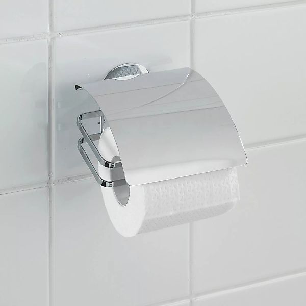 WENKO Turbo-Loc® Edelstahl Toilettenpapierhalter Cover, rostfrei, Befestige günstig online kaufen