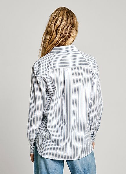 Pepe Jeans Hemdbluse CLEVER mit Logostickerei günstig online kaufen