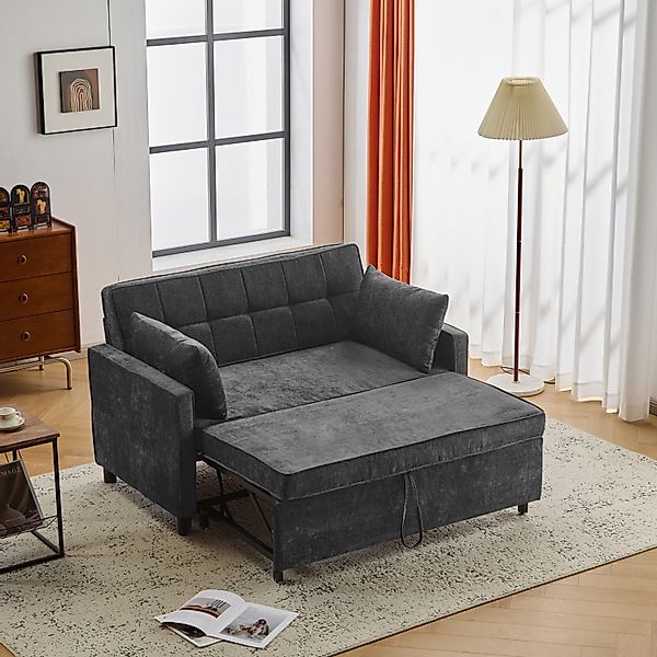STILVORA Schlafsofa mit bettfunktion,verstellbare 2-sitzer-Klappsofa,Tagesb günstig online kaufen