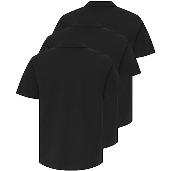 Only & Sons   T-Shirts & Poloshirts Poloshirt GORDON Kurzarmshirt im Dreier günstig online kaufen