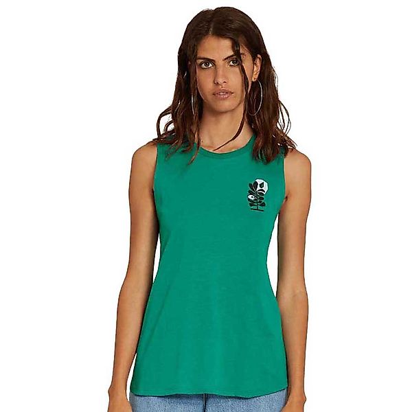 Volcom Frontye Ärmelloses T-shirt XS Synergy Green günstig online kaufen