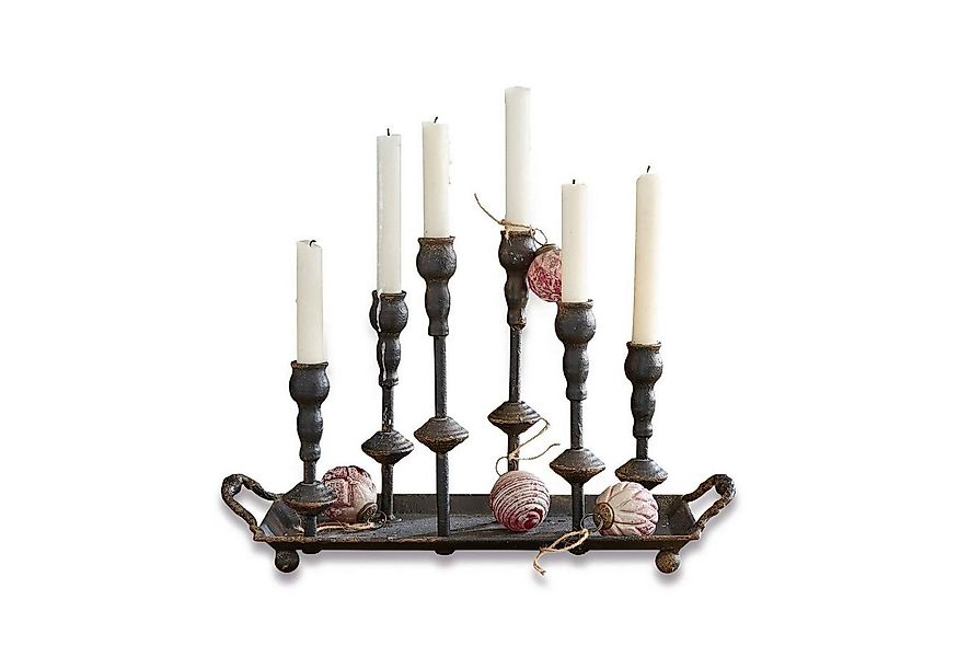 Mirabeau Kerzenständer Kerzenständer Aisa antikschwarz günstig online kaufen